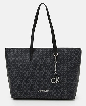 Sac cabas shopping monogramme de Calvin Klein